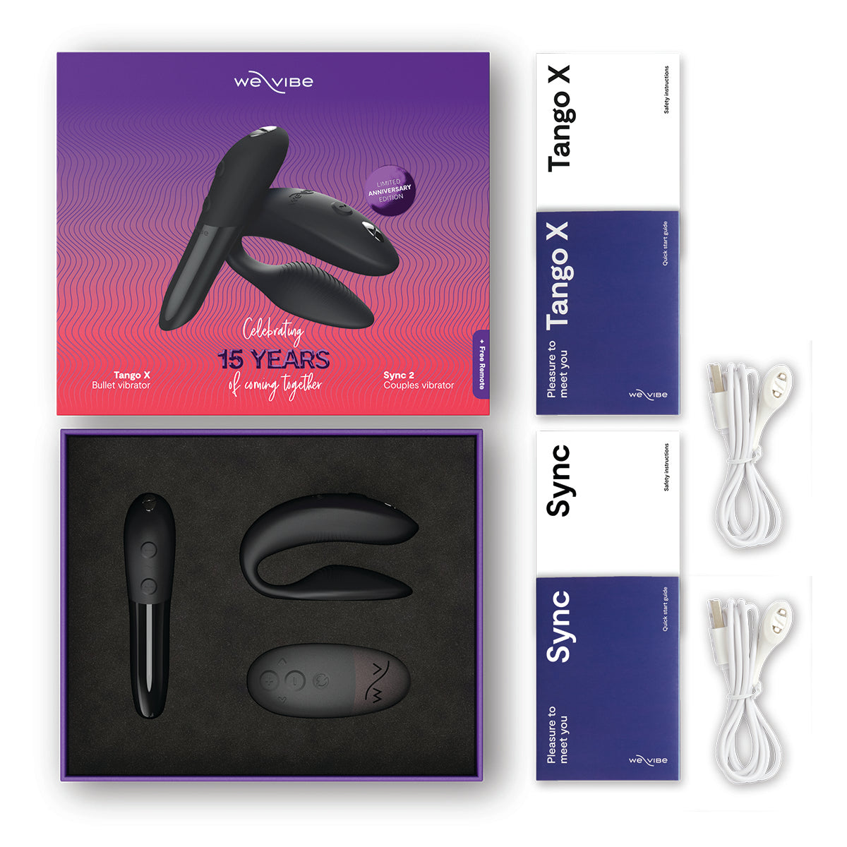 We-Vibe Sync 2 & Tango X - Limited Edition 15 Year Anniversary