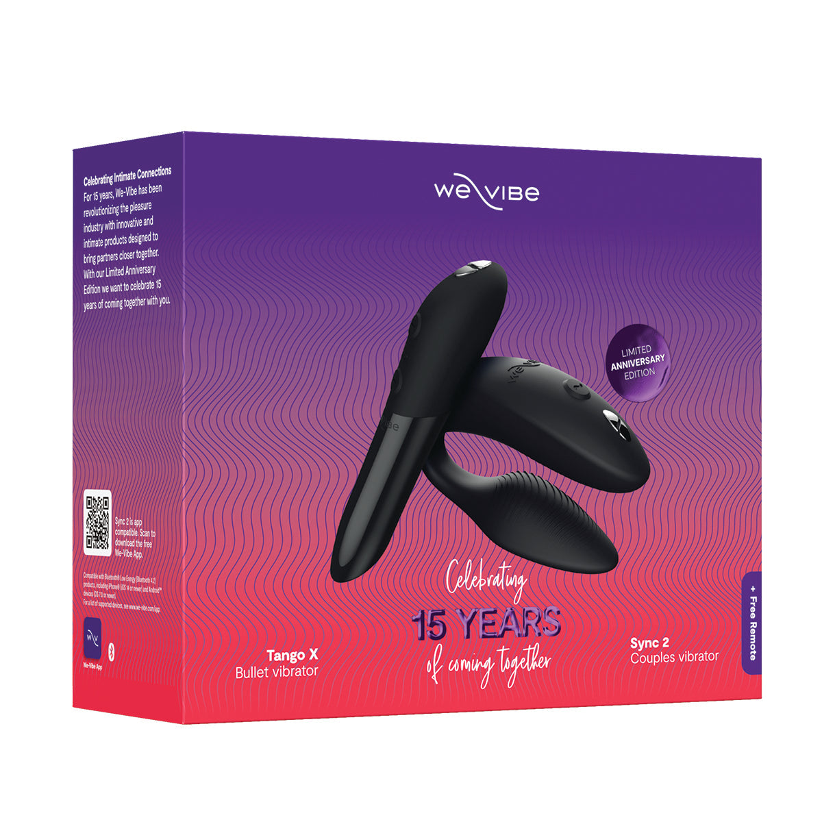We-Vibe Sync 2 & Tango X - Limited Edition 15 Year Anniversary