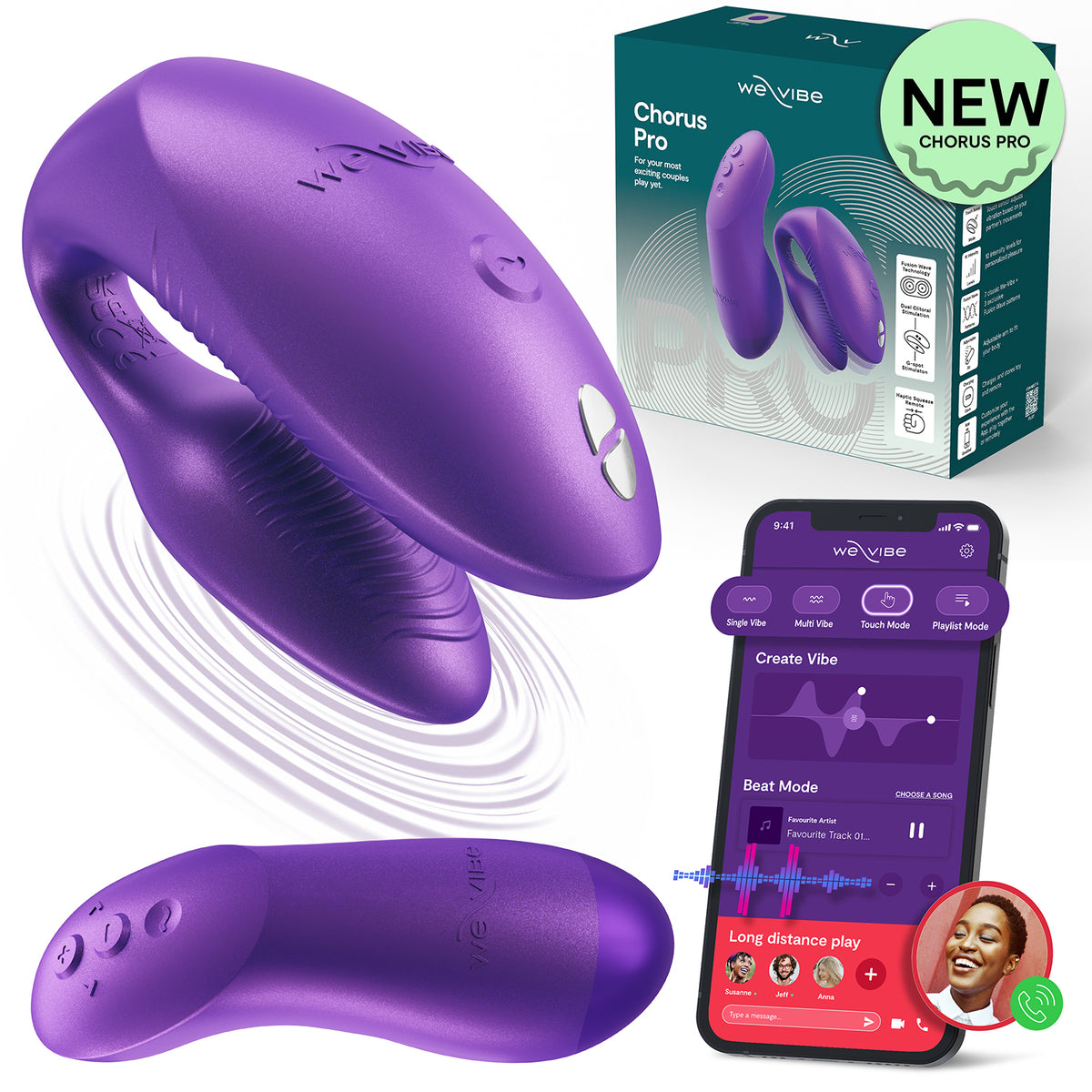 We-Vibe Chorus Pro Couples Vibrator