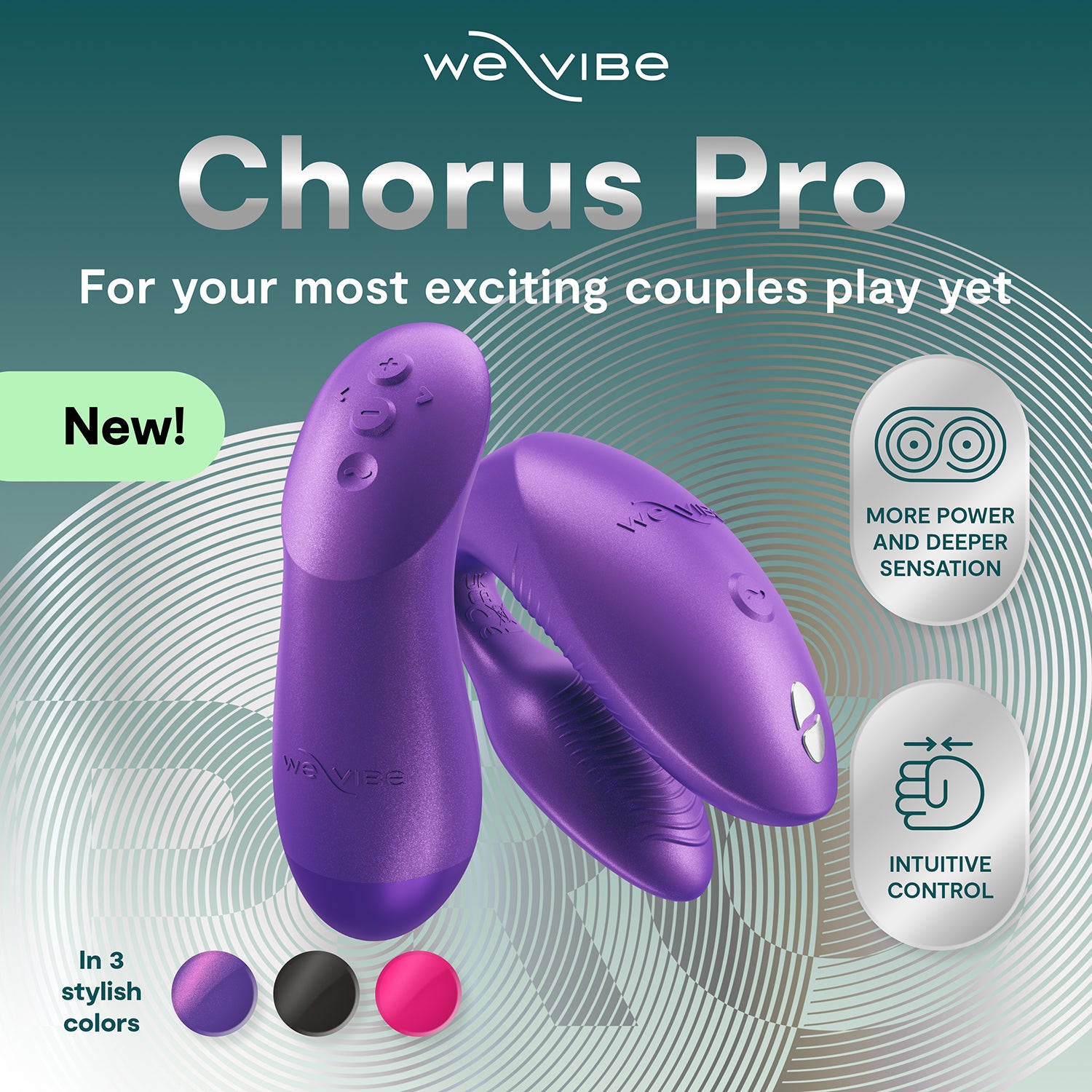 Vibromasseur pour couples We-Vibe Chorus Pro