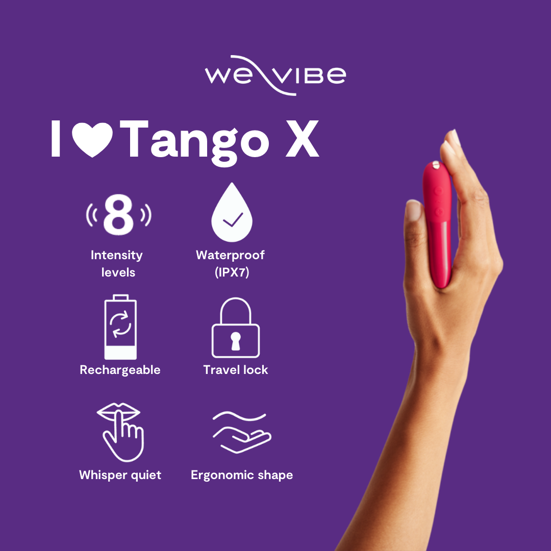 We-Vibe Tango X Rechargeable Powerful Bullet Vibrator - Thorn & Feather Sex Toy Canada