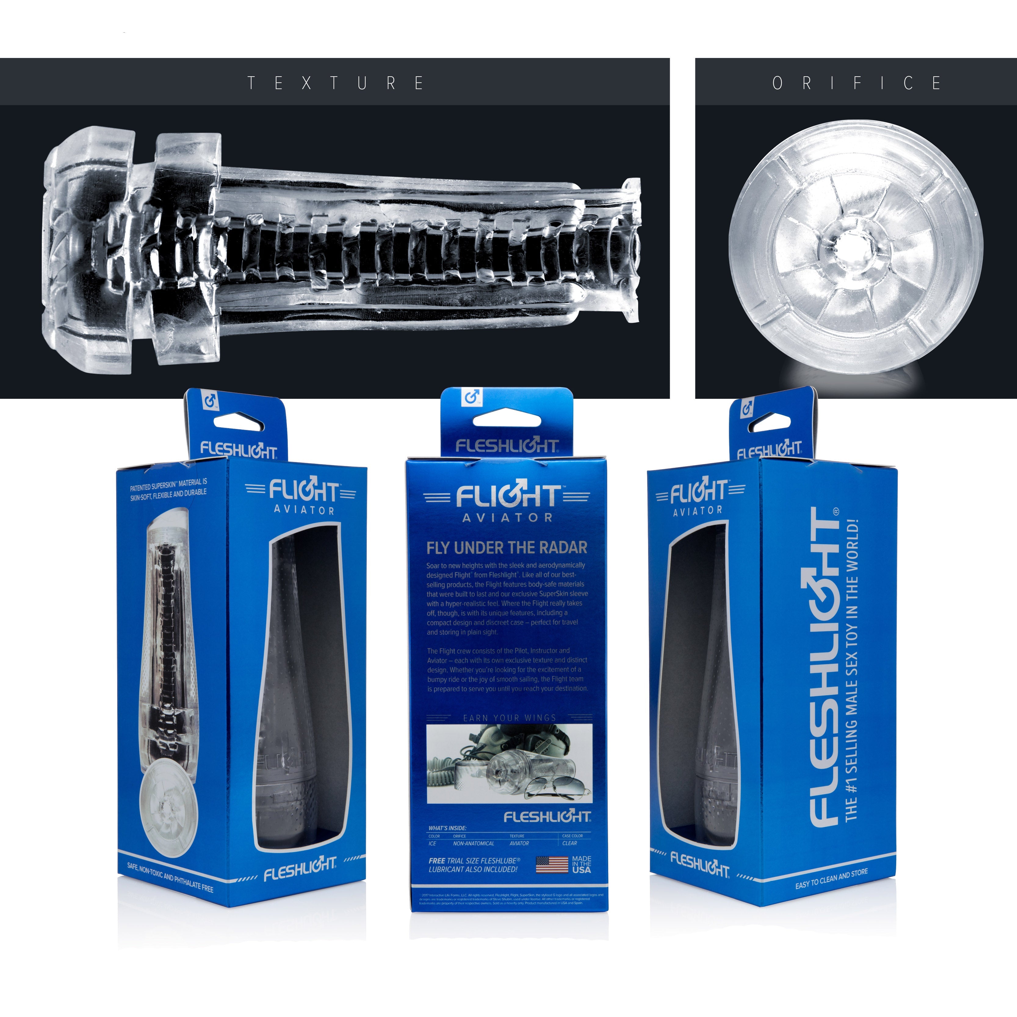 Fleshlight Flight Aviator Male Masturbator -T&F 3YRS Anniversary Sale - Thorn & Feather