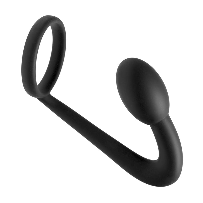 Anneau pénien et plug de prostate en silicone Prostatic Play Explorer