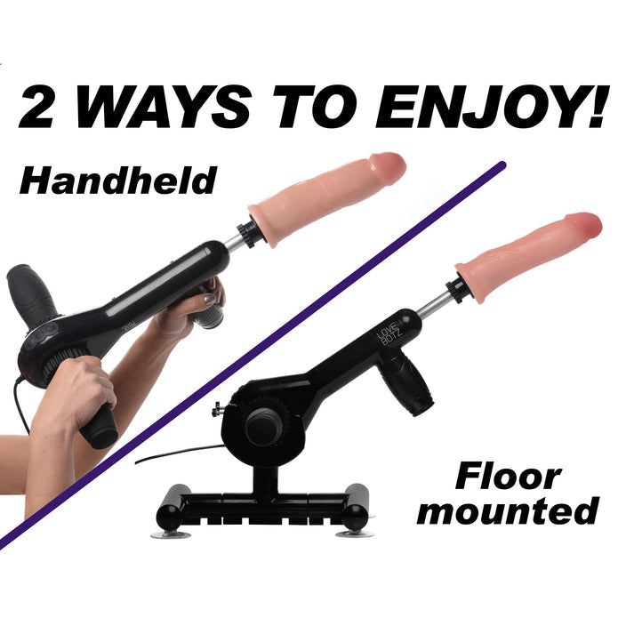 Machine sexuelle à distance Pro-Bang Deluxe de LoveBotz avec télécommande 