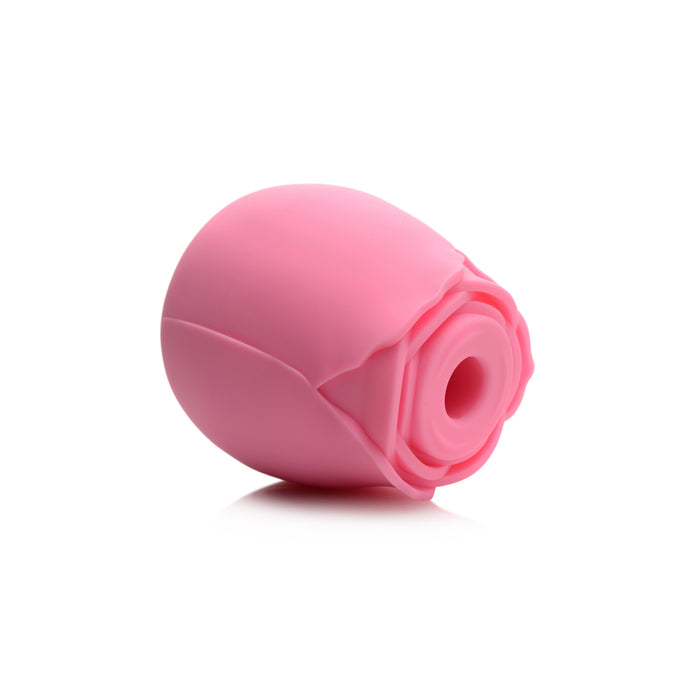 Stimulateur de clitoris à succion en silicone Bloomgasm 10X Wild Rose - Rose