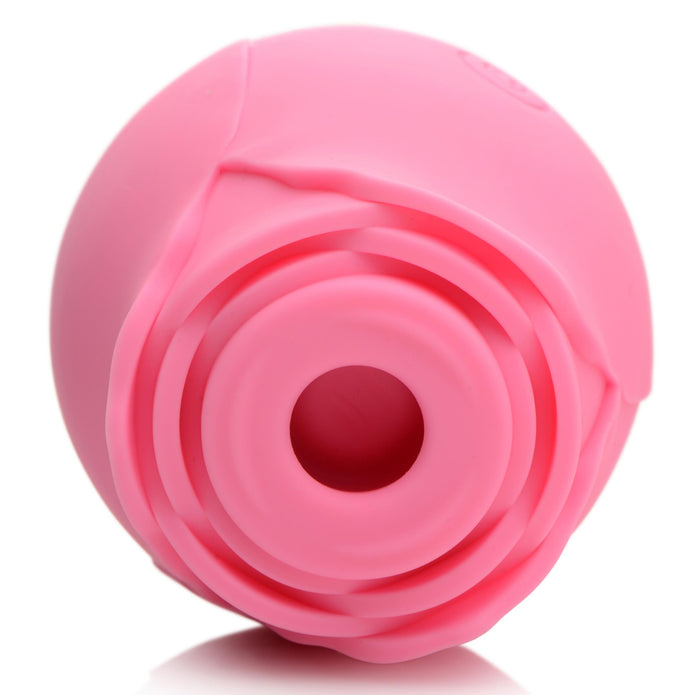 Stimulateur de clitoris à succion en silicone Bloomgasm 10X Wild Rose - Rose