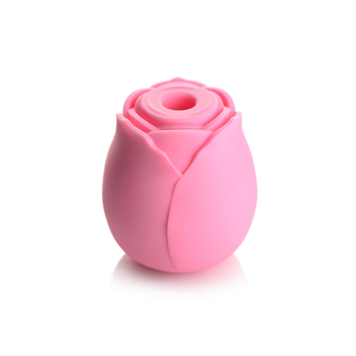Stimulateur de clitoris à succion en silicone Bloomgasm 10X Wild Rose - Rose