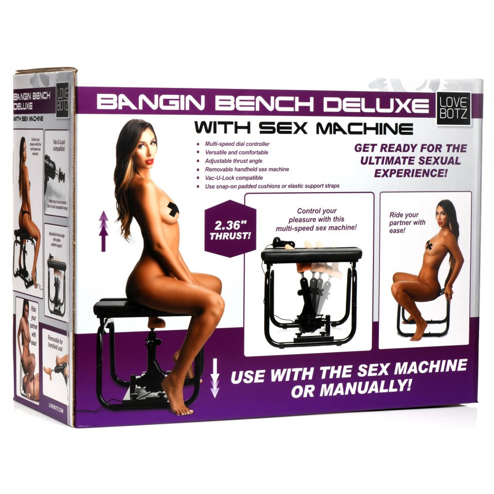 Banc de luxe Bangin' avec machine sexuelle LoveBotz