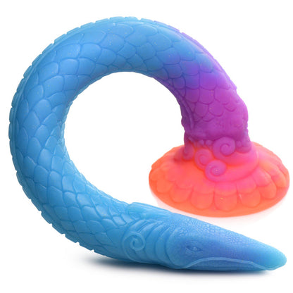 Glow-in-the-Dark Silicone Dragon Creature Dildo - Thorn & Feather