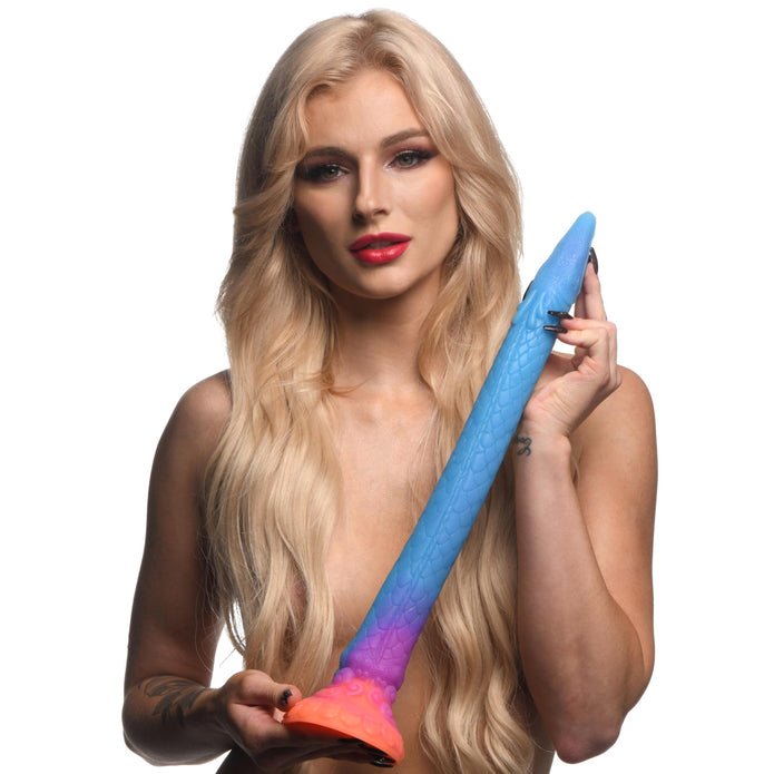 Glow-in-the-Dark Silicone Dragon Creature Dildo - Thorn & Feather