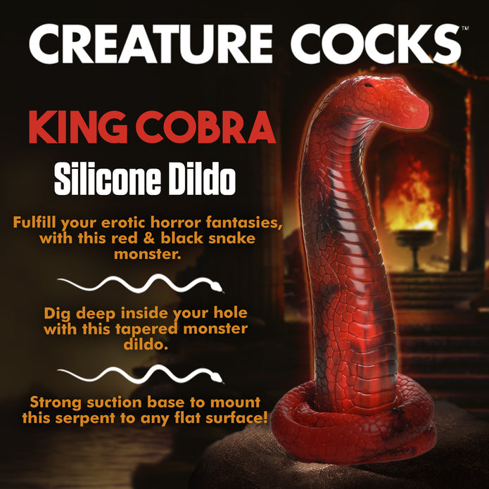 King Cobra Silicone Creature Dildo