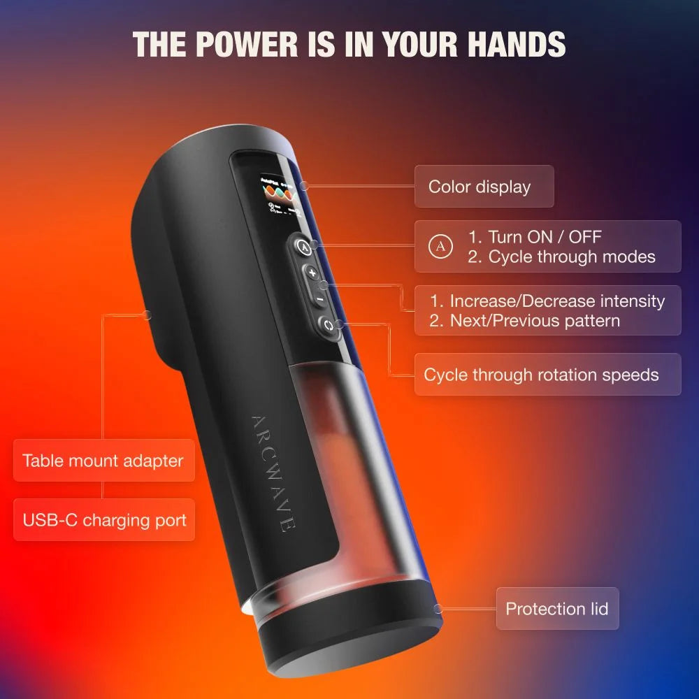 Arcwave Thruster Automatic Power Stroker w Rotation