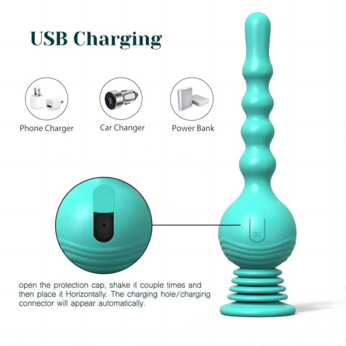 Tracy's Dog - Ahnull Anal Beads Vibrator  - Clearance