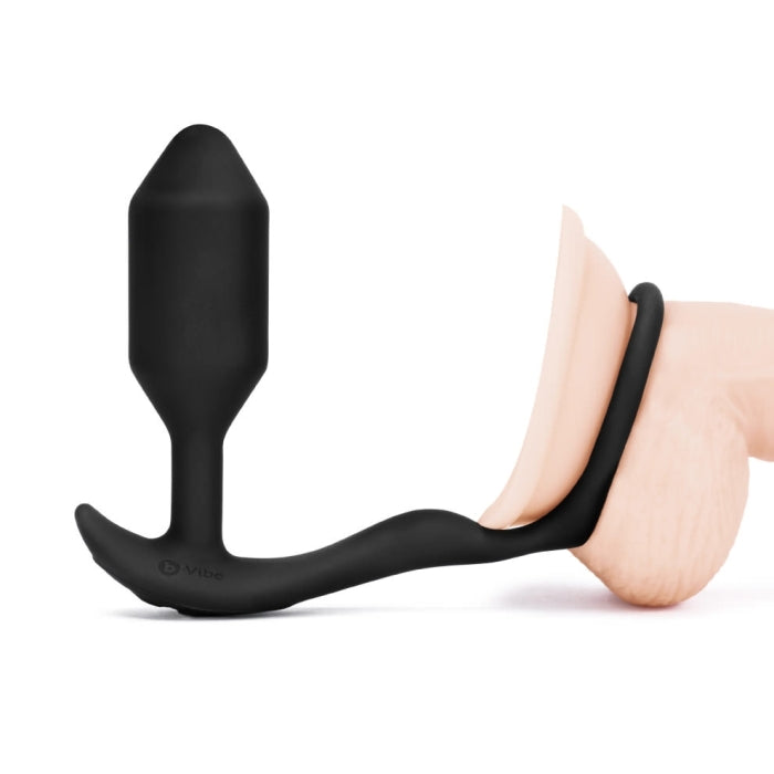 Anneau pénien vibrant Snug &amp; Tug et plug anal