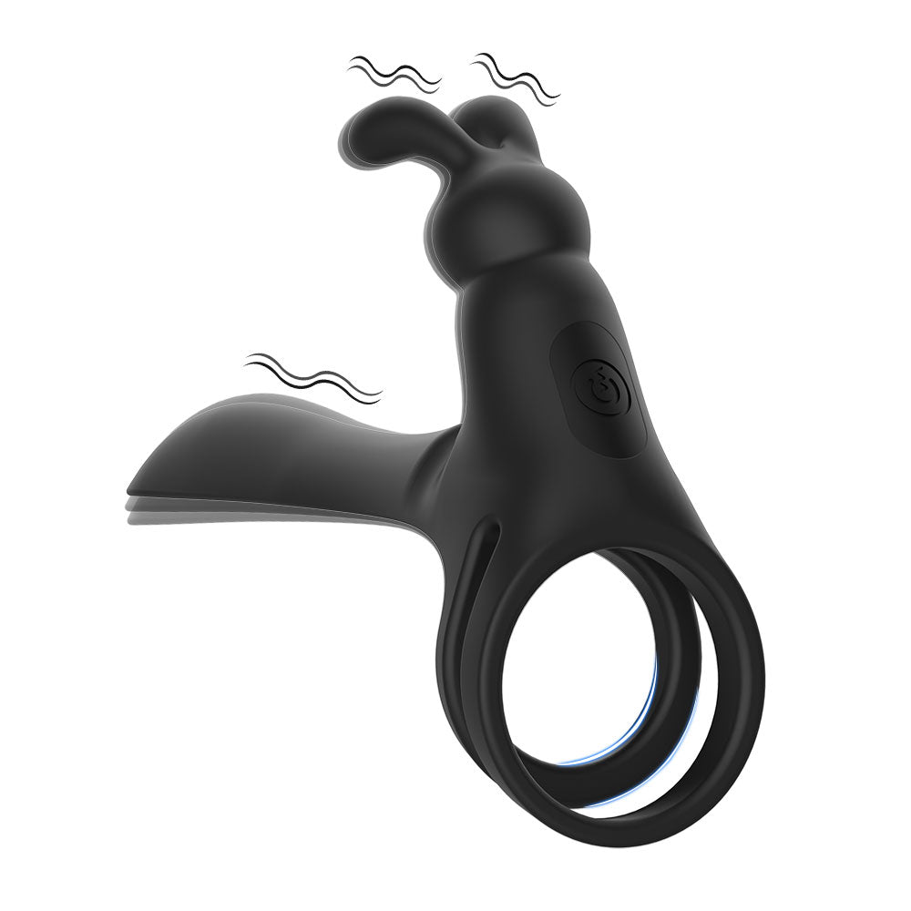 Tusky Couple Vibrating Penis Ring