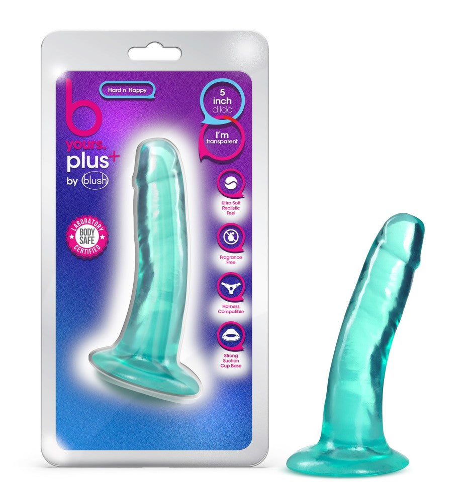 Hard n' Happy 5.5 Inch G-Spot Dildo - Teal