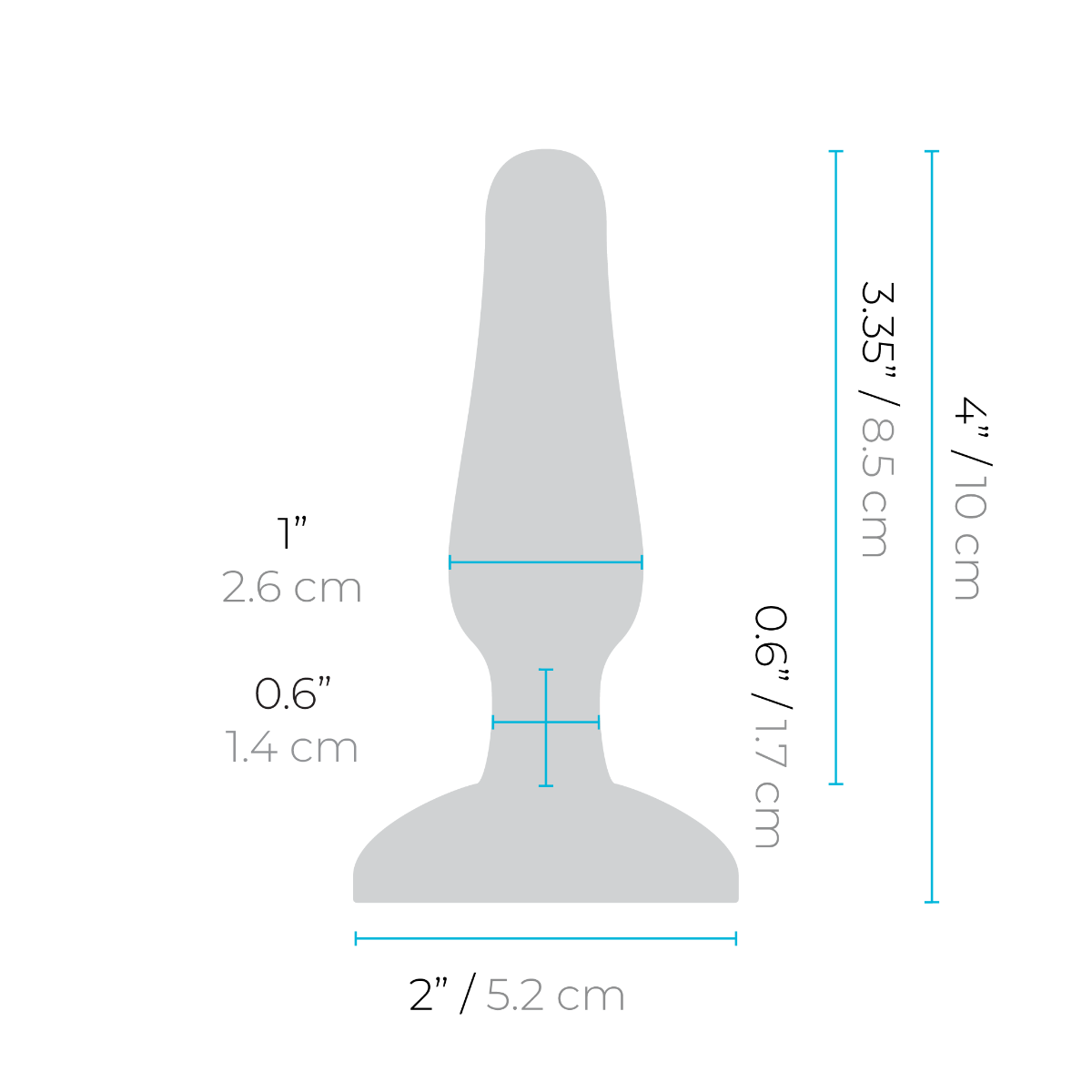 Petit plug anal vibrant pour débutant