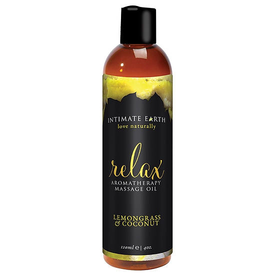 Intimate Earth Relax Aromatherapy Massage Oil - Thorn & Feather