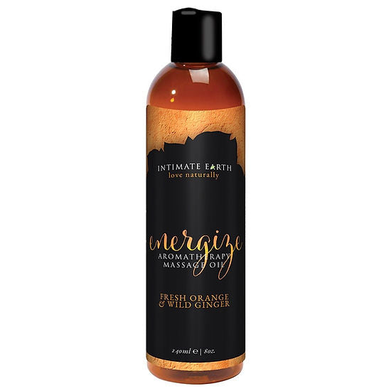 Intimate Earth Energize Aromatherapy Massage Oil - Thorn & Feather