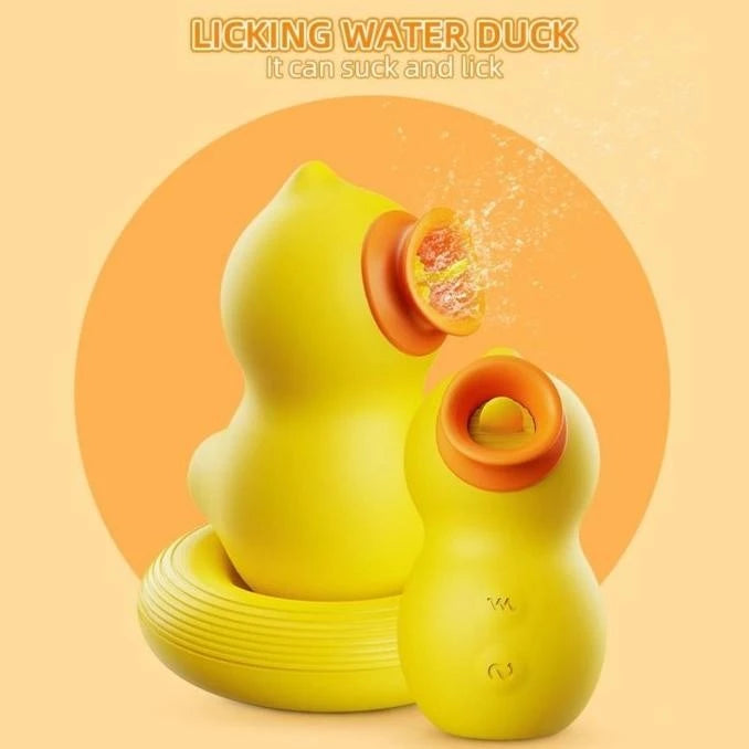 Tracy's Dog Duck King Tongue Licking Suction Massager - Thorn & Feather
