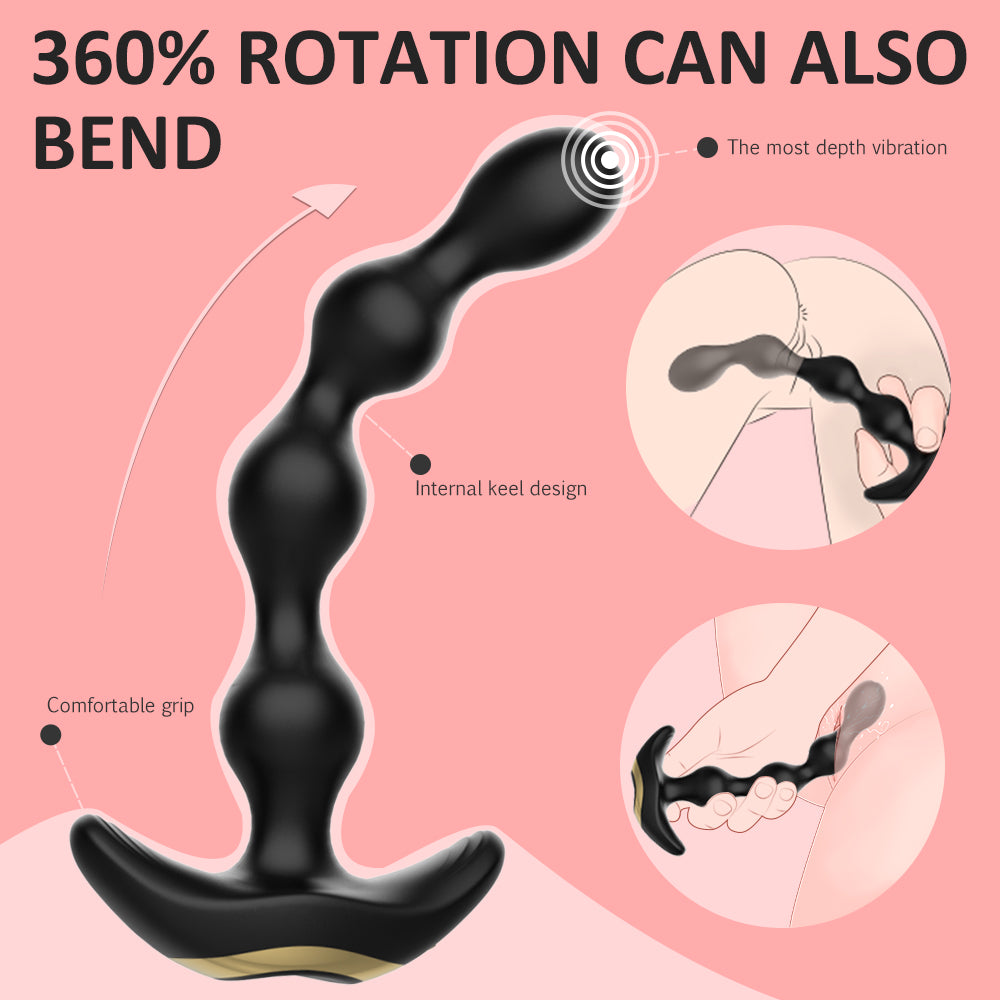 Austin Flexible Vibrating Anal Beads