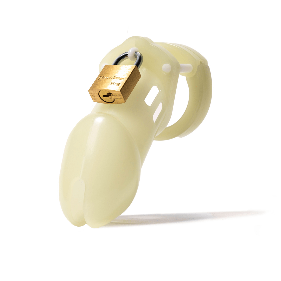 Cage de chasteté phosphorescente CB-6000 3 1/4"