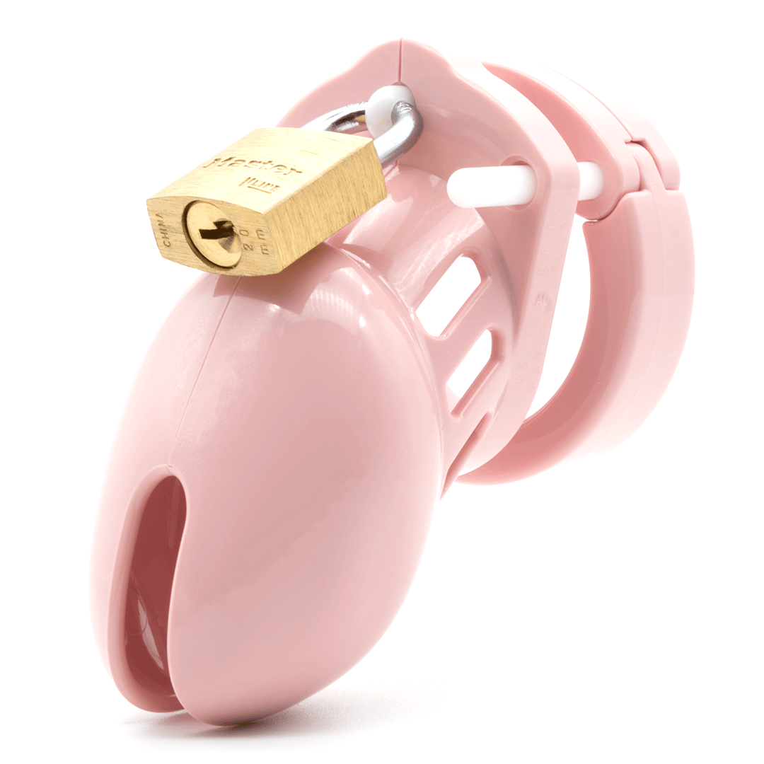 Chastity Kits CB-6000S Chastity Cock Cage Kit - Pink