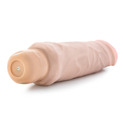 X5 Plus Hard On 9" Vibrating Dildo - Beige