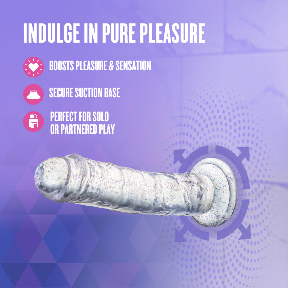 Naturally Yours Glamor 7 Inch Realistic Glitter Dildo