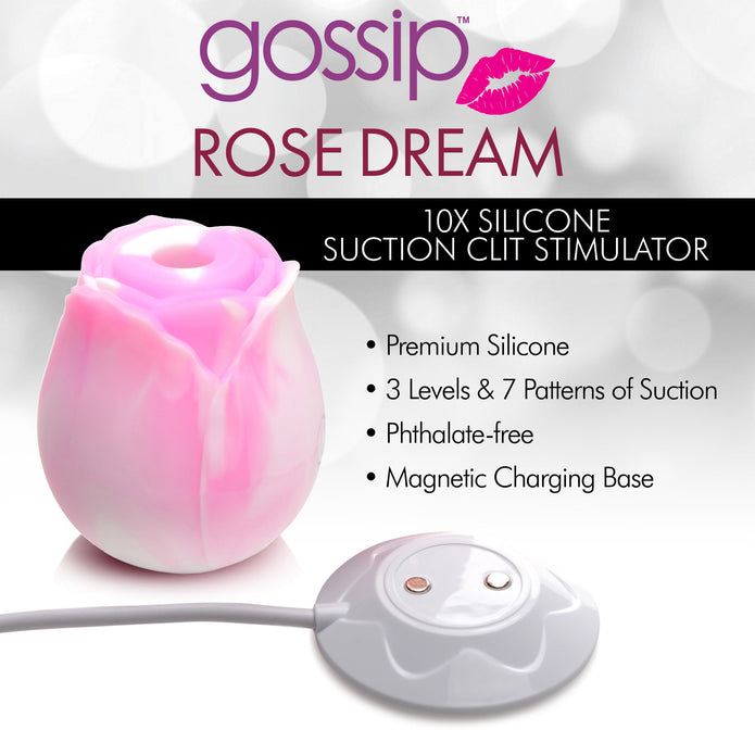 Gossip Rose Dream 10X Silicone Clit Stimulator