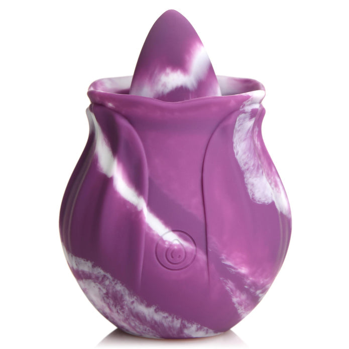Gossip Purple Twirl 10X Rose à lécher en silicone 