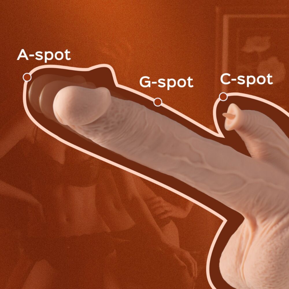 Vibromasseur point G à tête rotative Joi et lécheur de clitoris 
