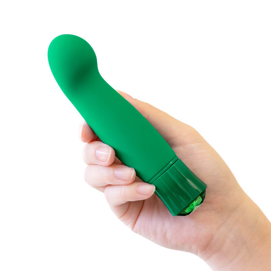 Oh My Gem Enchanting Rechargeable Vibe - Emerald
