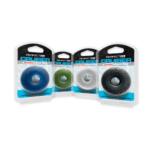 Cruiser Cock Ring - Clear - Thorn & Feather