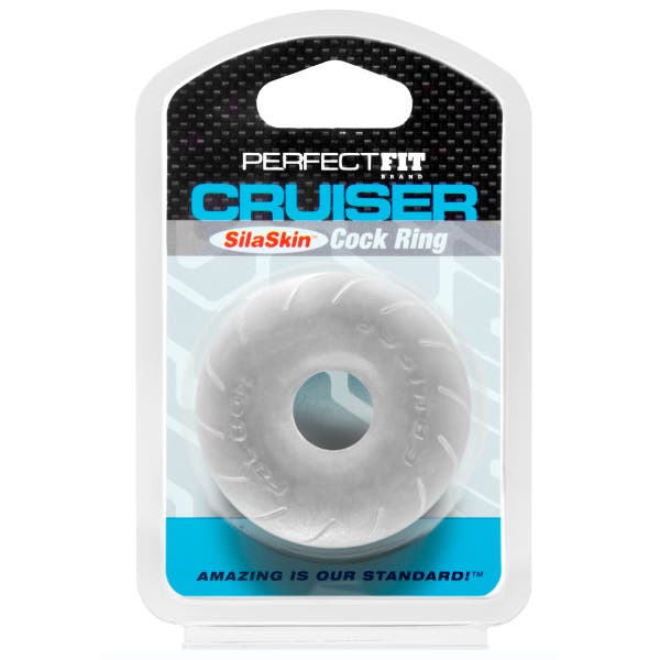 Cruiser Cock Ring - Clear - Thorn & Feather