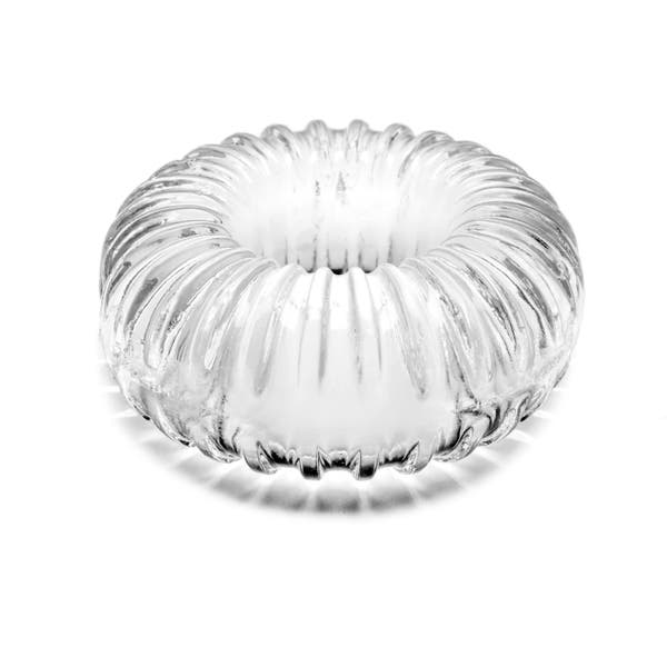 Ribbed Cock Ring - Clear - Thorn & Feather