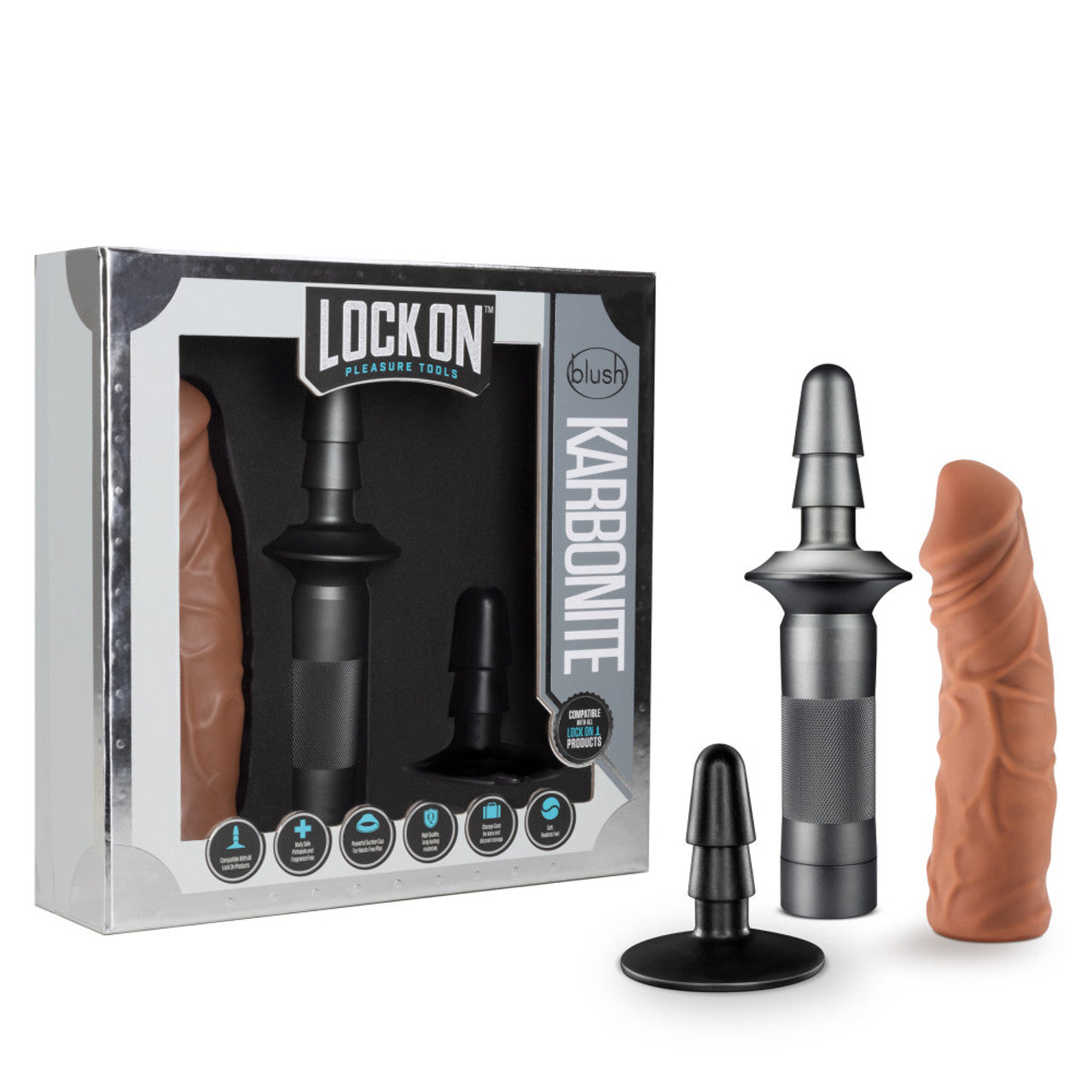 Karbonite Lock On Dildo Handle Kit - Clearance