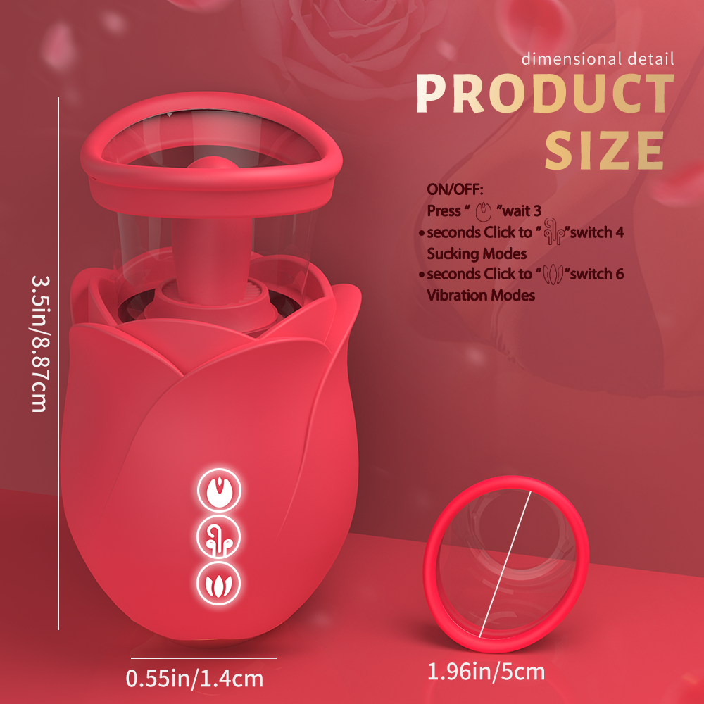 Flower Dance Carnival Suction & Tongue Stimulator