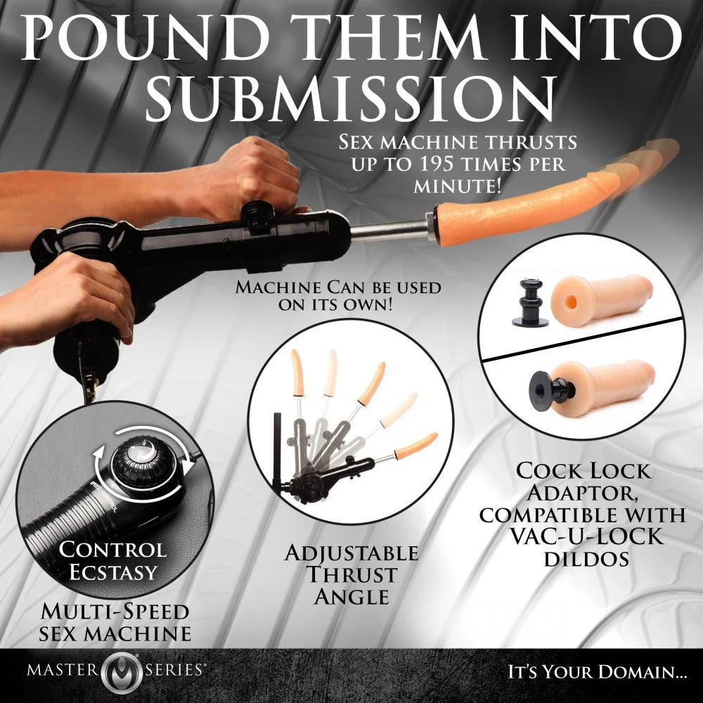 Chaise d'obéissance avec écarteur de jambes et machine sexuelle