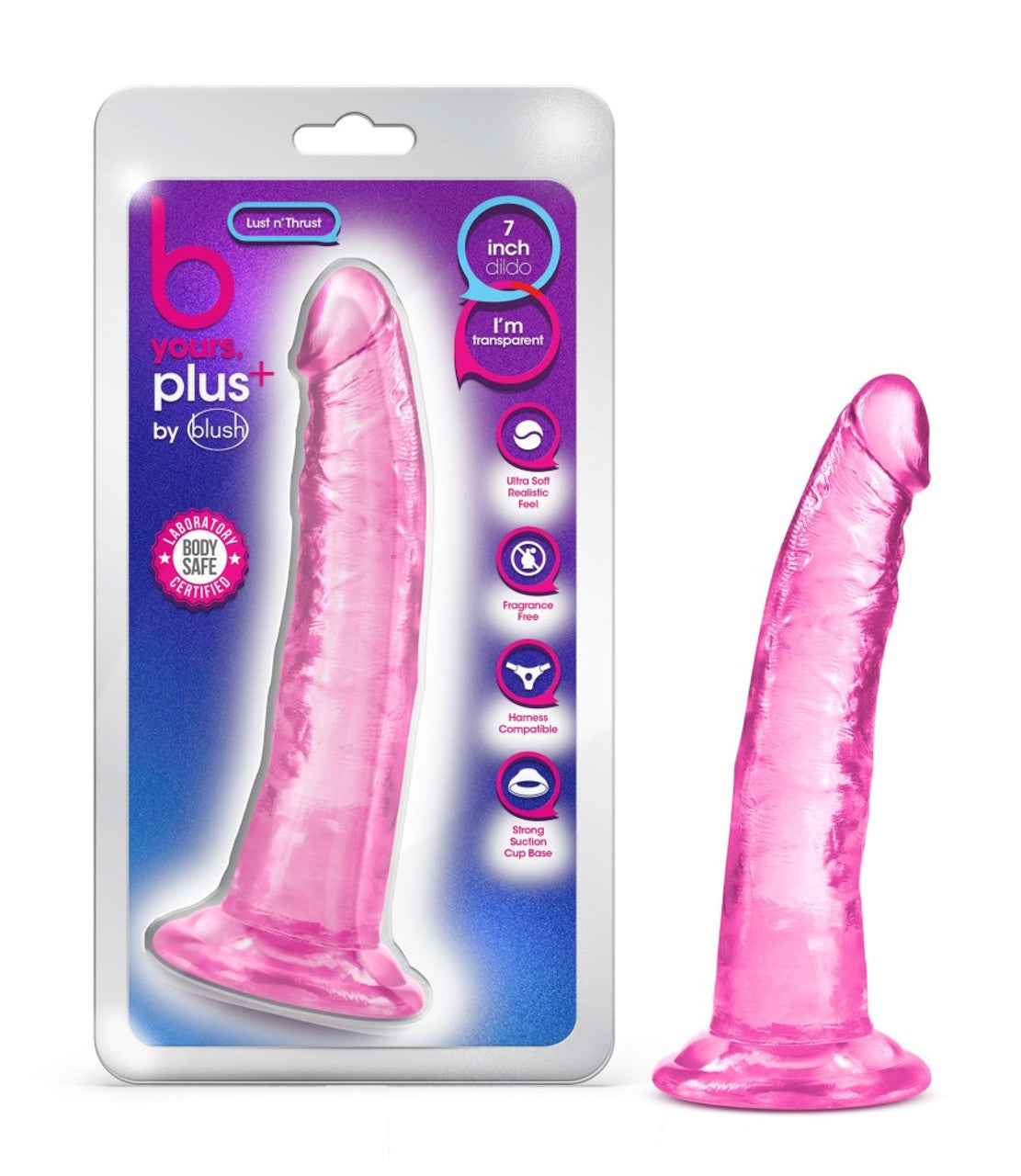 B Yours Plus Lust n' Thrust 7 Inch Dildo