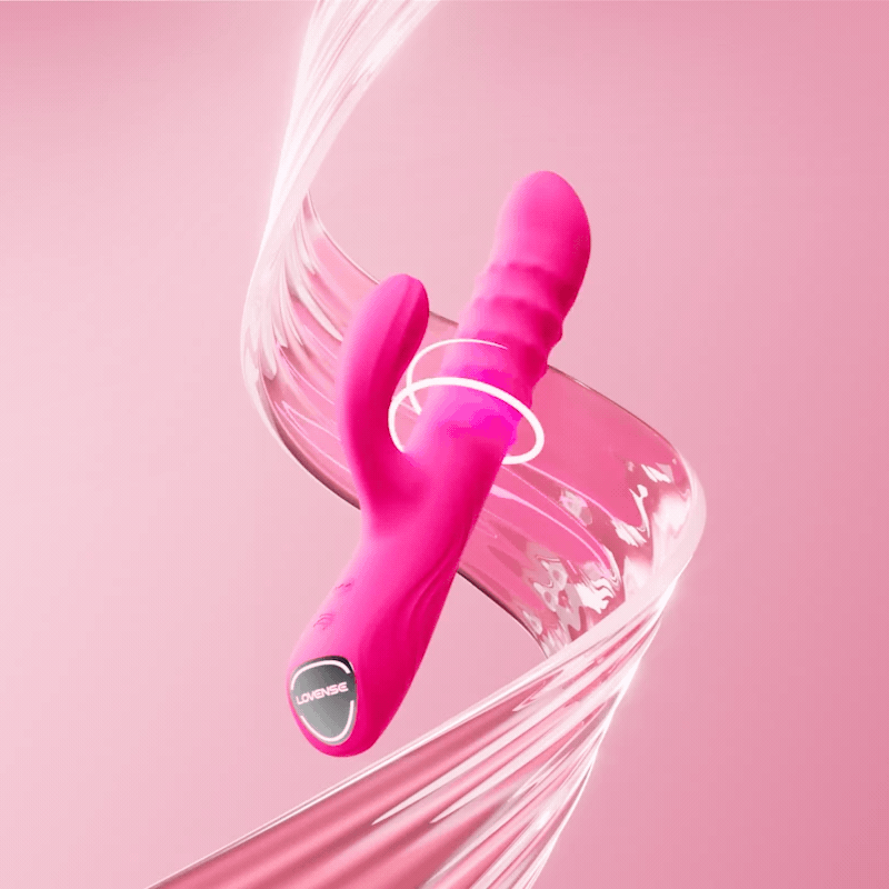 Lovense Velvo Beaded G-Spot and Clit Rabbit Vibrator