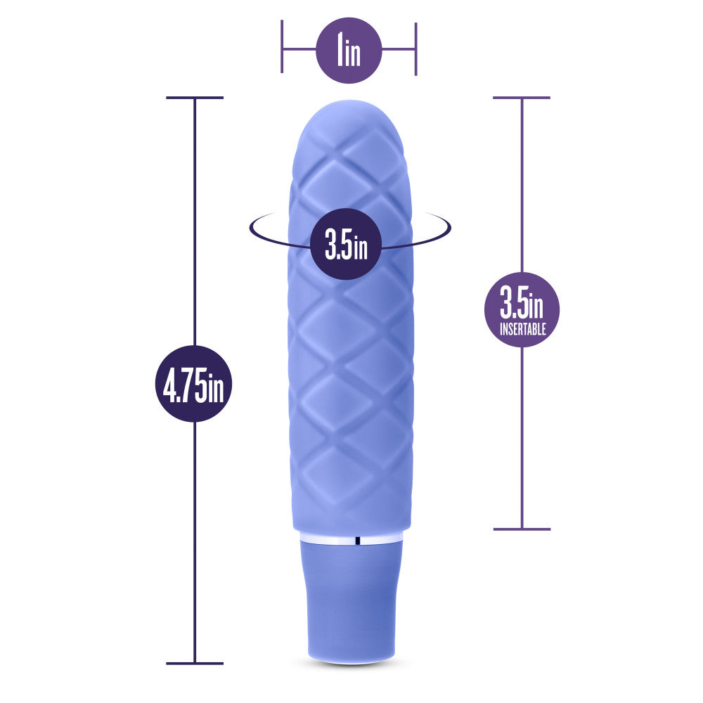 Luxe Cozi Mini Vibrator - Periwinkle