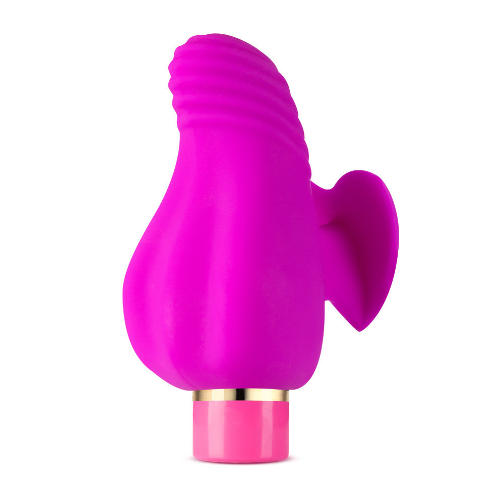 Vibromasseur doigt en silicone Aria Erotic AF - Prune