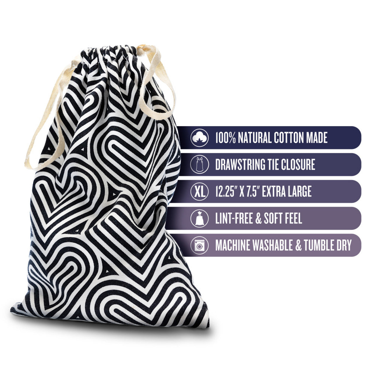 The Collection Cotton Toy Bag - Bomba - Thorn & Feather