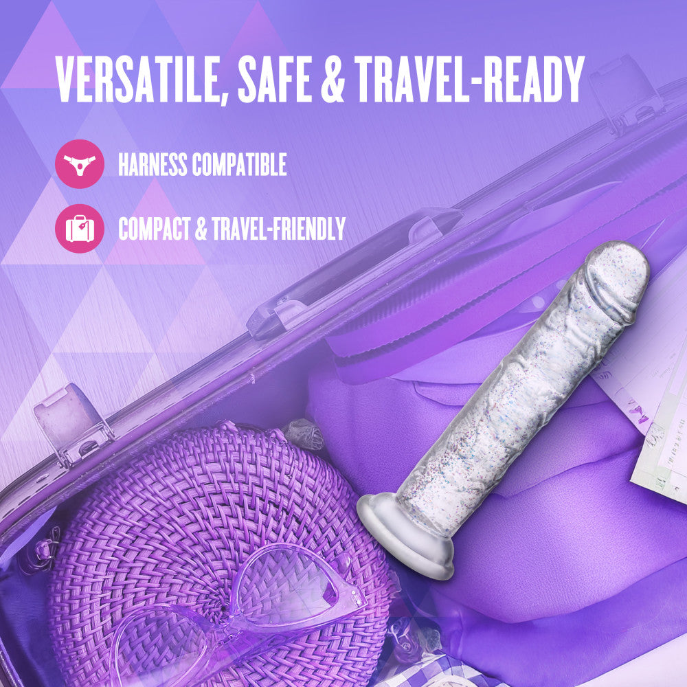 Naturally Yours Glamor 7 Inch Realistic Glitter Dildo