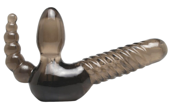 Fetish Fantasy Strapless Strap-On with Anal Stimulator, product only