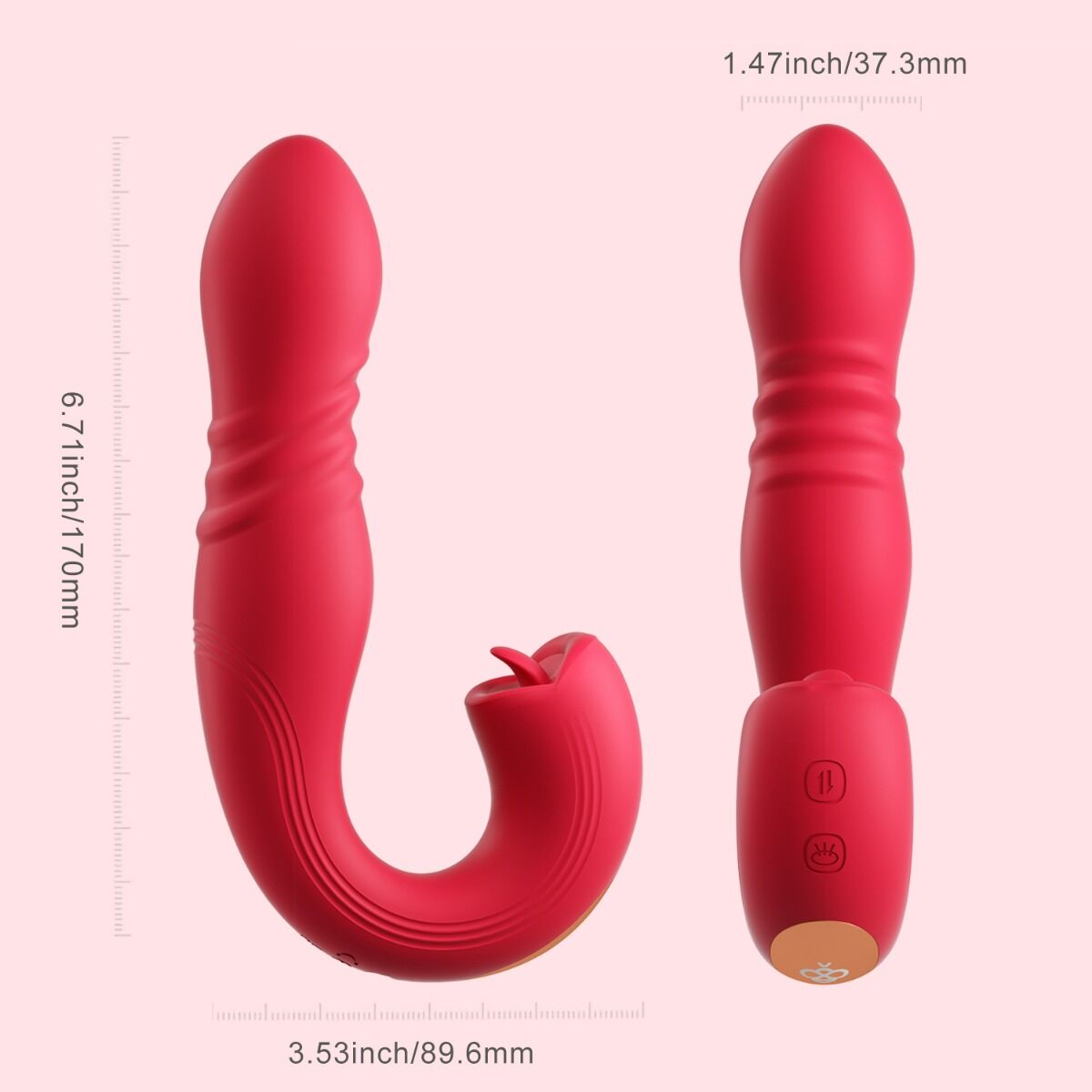 JOI THRUST 2 Thrusting G-spot & Clit Vibrator