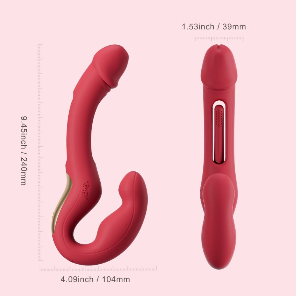 Vibromasseur point G à tête rotative Joi et lécheur de clitoris 