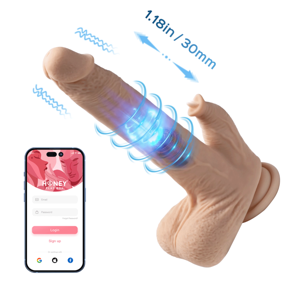Vibromasseur point G à tête rotative Joi et lécheur de clitoris 