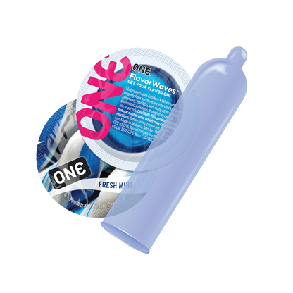 ONE Flavor Waves Condoms - Bulk Each